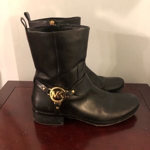 MK Black Booties